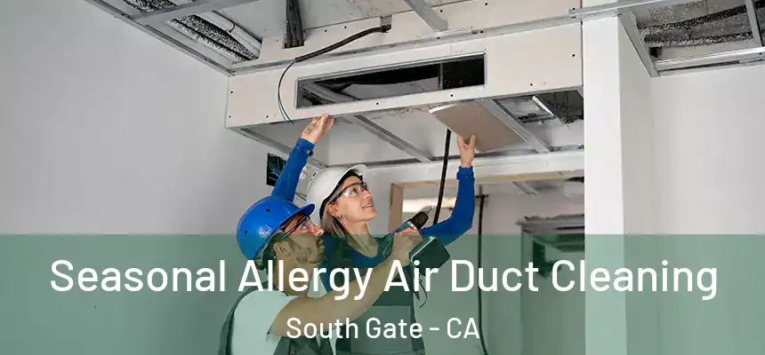 Seasonal Allergy Air Duct Cleaning South Gate - CA